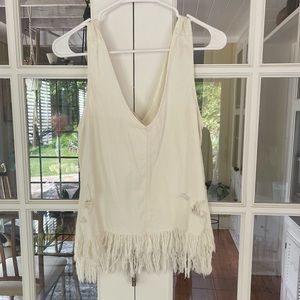 Distressed American eagle top